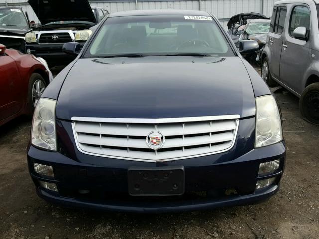 1G6DC67A850163838 - 2005 CADILLAC STS BLUE photo 9