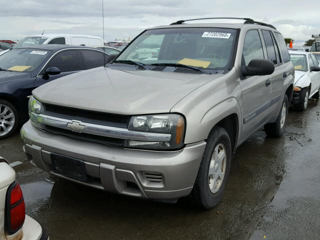 1GNDS13S032219037 - 2003 CHEVROLET TRAILBLAZE GOLD photo 2