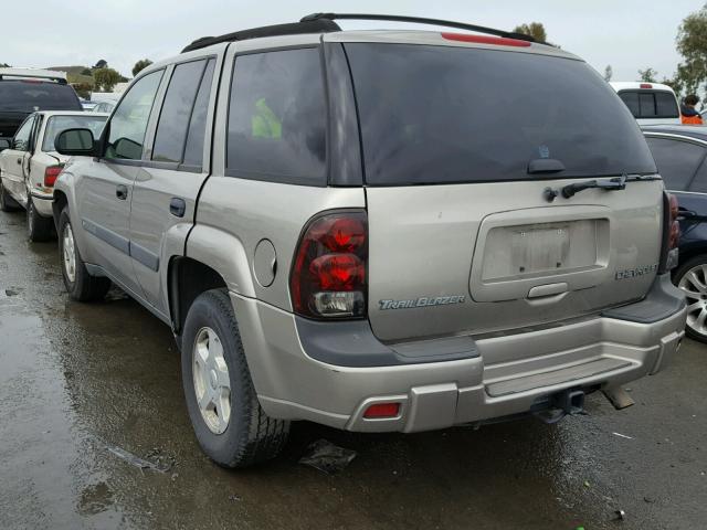 1GNDS13S032219037 - 2003 CHEVROLET TRAILBLAZE GOLD photo 3