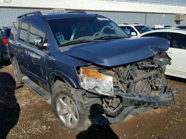 5N1AA0ND5BN623080 - 2011 NISSAN ARMADA SV BLUE photo 1