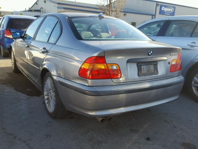 WBAAZ334X4KP88061 - 2004 BMW 325 IS SUL GRAY photo 3