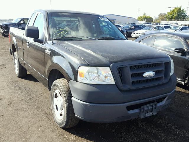 1FTRF12277KC56922 - 2007 FORD F150 BLACK photo 1