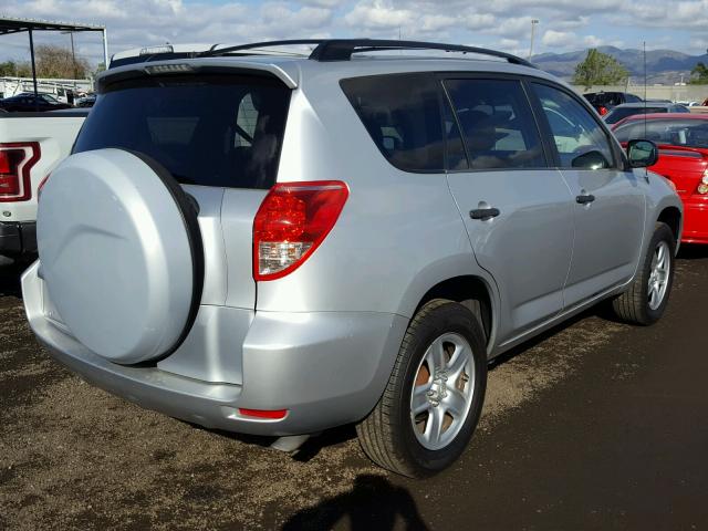 JTMZD33V775064781 - 2007 TOYOTA RAV4 SILVER photo 4