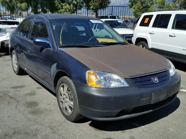 2HGES26723H547319 - 2003 HONDA CIVIC EX ლურჯი ფოტო 1