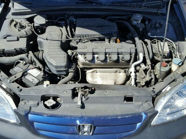 2HGES26723H547319 - 2003 HONDA CIVIC EX ლურჯი ფოტო 7