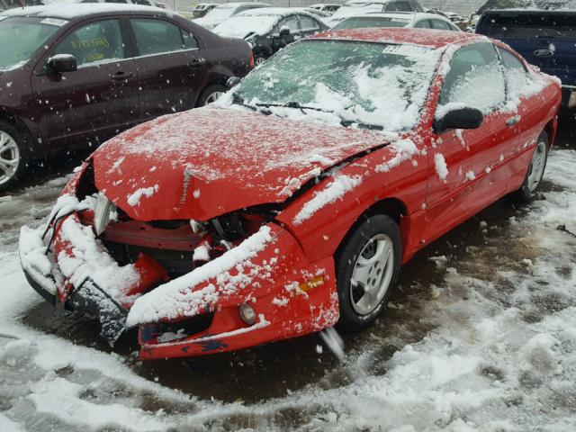 3G2JB12F35S167284 - 2005 PONTIAC SUNFIRE RED photo 2