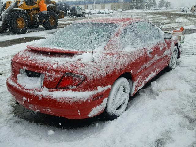 3G2JB12F35S167284 - 2005 PONTIAC SUNFIRE RED photo 4