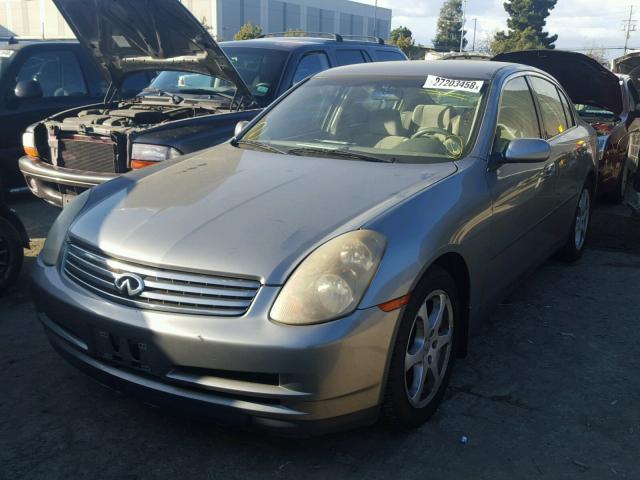 JNKCV51E14M617345 - 2004 INFINITI G35 SILVER photo 2