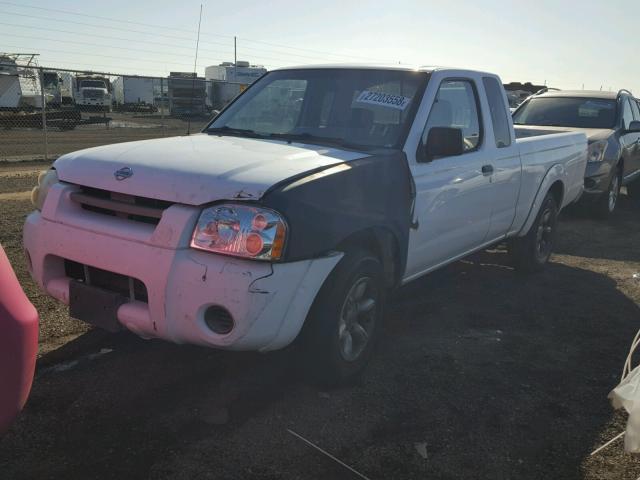 1N6DD26S11C365777 - 2001 NISSAN FRONTIER K WHITE photo 2