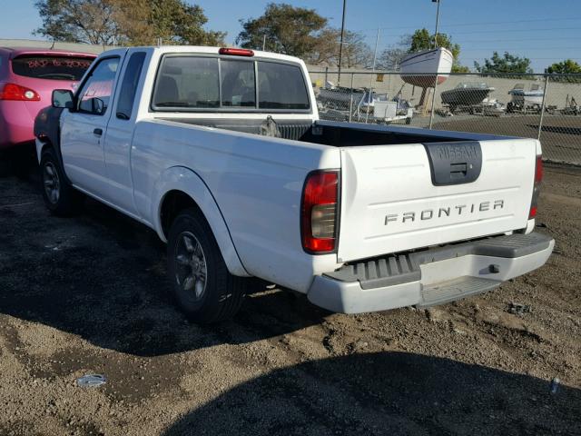 1N6DD26S11C365777 - 2001 NISSAN FRONTIER K WHITE photo 3