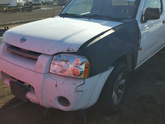 1N6DD26S11C365777 - 2001 NISSAN FRONTIER K WHITE photo 9