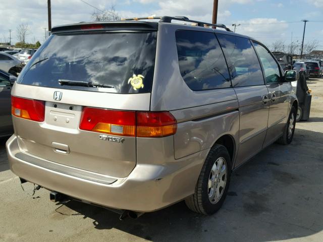 5FNRL18974B114849 - 2004 HONDA ODYSSEY EX GOLD photo 4