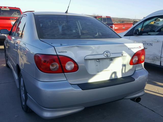 1NXBR32EX6Z733694 - 2006 TOYOTA COROLLA CE SILVER photo 3