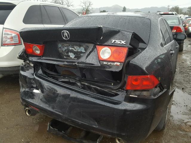 JH4CL969X4C040197 - 2004 ACURA TSX BLACK photo 4