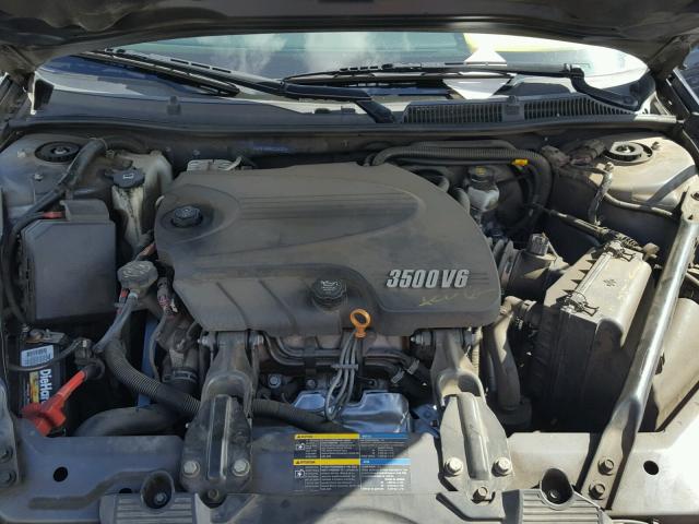 2G1WT55N981236089 - 2008 CHEVROLET IMPALA LT BLACK photo 7