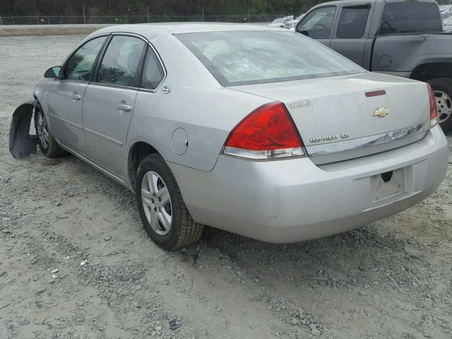 2G1WB55K269347655 - 2006 CHEVROLET IMPALA LS SILVER photo 3