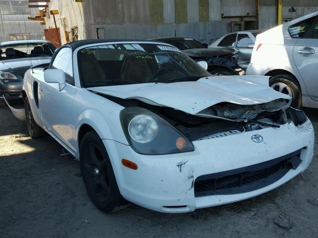 JTDFR320410039075 - 2001 TOYOTA MR2 SPYDER WHITE photo 1