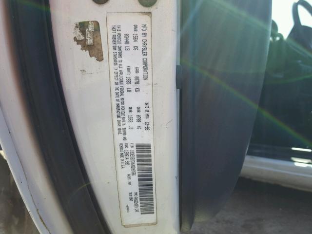 1B3ES22C0VD203586 - 1997 DODGE NEON BASE WHITE photo 10