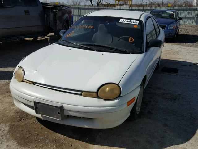 1B3ES22C0VD203586 - 1997 DODGE NEON BASE WHITE photo 2