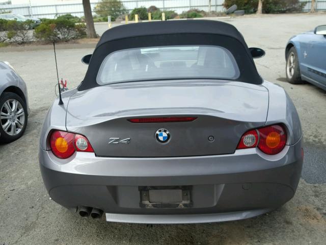 4USBT53443LU00233 - 2003 BMW Z4 3.0 GRAY photo 6