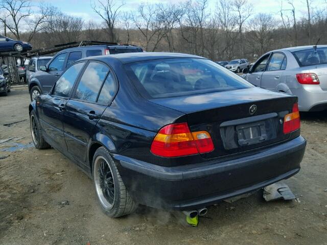 WBAEU33433PH88990 - 2003 BMW 325 XI BLACK photo 3