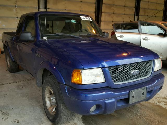 1FTYR14V63PB41378 - 2003 FORD RANGER SUP BLUE photo 1