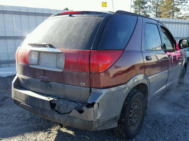 3G5DA03E93S559282 - 2003 BUICK RENDEZVOUS MAROON photo 4