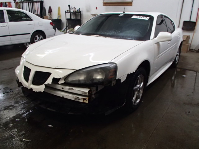 2G2WR524241116733 - 2004 PONTIAC GRAND PRIX WHITE photo 2