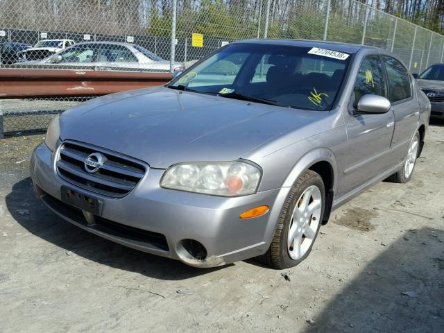 JN1DA31D42T207660 - 2002 NISSAN MAXIMA GLE SILVER photo 2