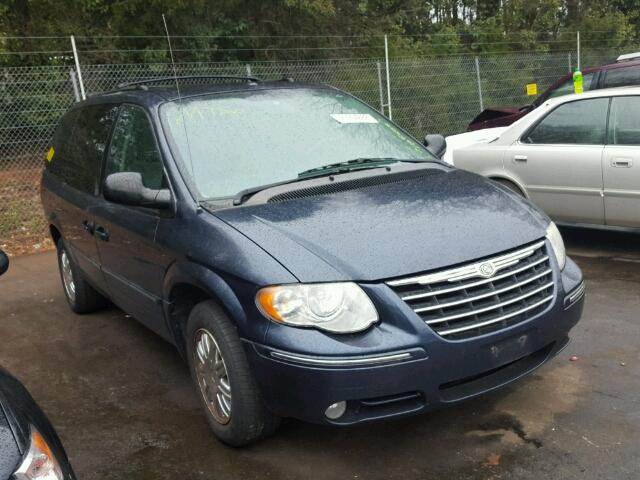 2A8GP64L07R173205 - 2007 CHRYSLER TOWN & COU BLUE photo 1