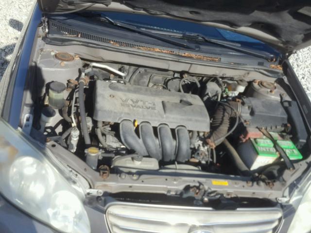 2T1BR32E44C314626 - 2004 TOYOTA COROLLA CE GRAY photo 7