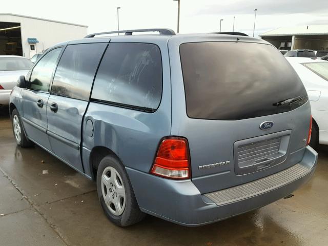 2FMZA51644BA09398 - 2004 FORD FREESTAR S BLUE photo 3