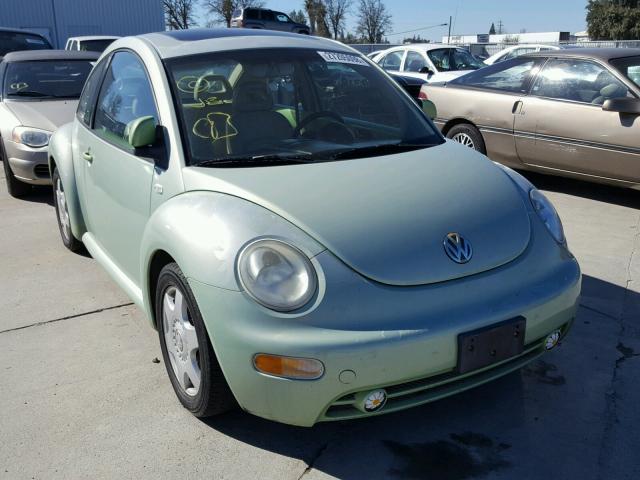 3VWCC21CXYM410741 - 2000 VOLKSWAGEN NEW BEETLE GREEN photo 1