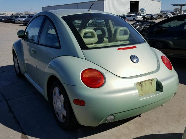 3VWCC21CXYM410741 - 2000 VOLKSWAGEN NEW BEETLE GREEN photo 3