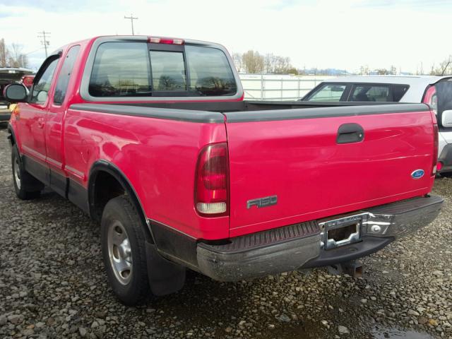 1FTDX186XVKB12215 - 1997 FORD F150 RED photo 3