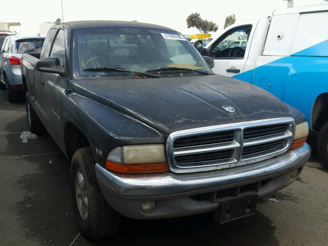 1B7GG23Y7VS267235 - 1997 DODGE DAKOTA BLACK photo 1