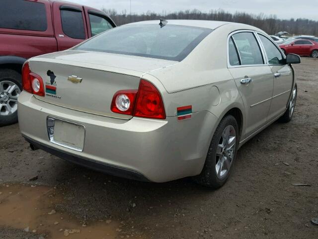 1G1ZC5EB8AF154081 - 2010 CHEVROLET MALIBU 1LT 金色 照片 4