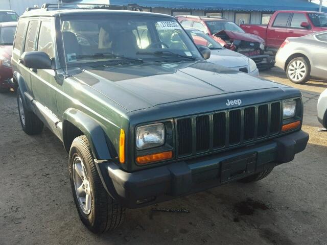 1J4FF68S9XL658095 - 1999 JEEP CHEROKEE S GREEN photo 1