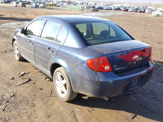 1G1AT58H297297787 - 2009 CHEVROLET COBALT LT BLUE photo 3