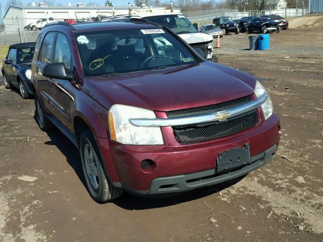 2CNDL23F786309371 - 2008 CHEVROLET EQUINOX LS BURGUNDY photo 1