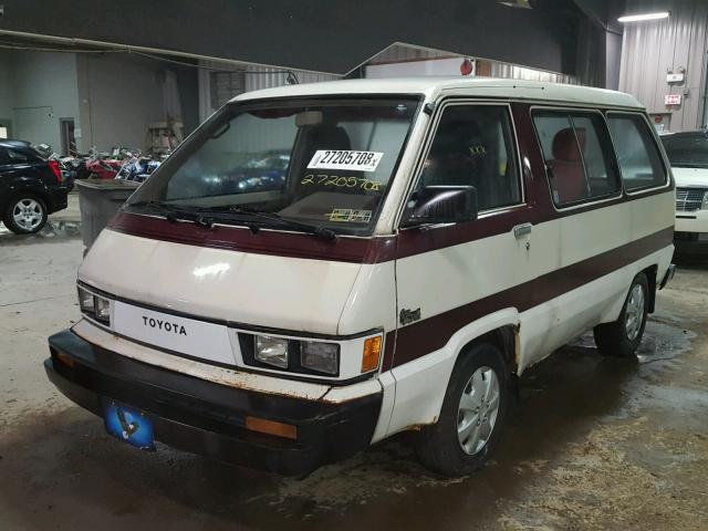 JT4YR27V9F0030824 - 1989 TOYOTA VAN DELUXE BEIGE photo 2