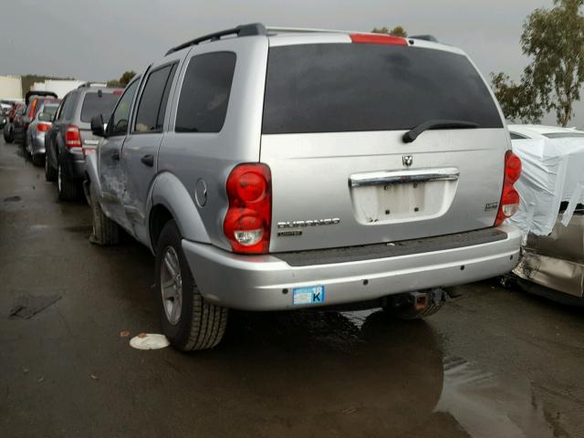 1D8HD58D24F217274 - 2004 DODGE DURANGO LI SILVER photo 3