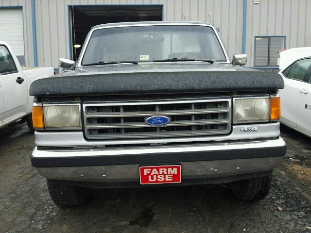 1FTEF14Y7KNA70918 - 1989 FORD F150 GRAY photo 9