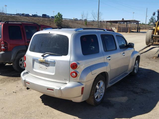 3GNDA23D78S603435 - 2008 CHEVROLET HHR LT SILVER photo 4