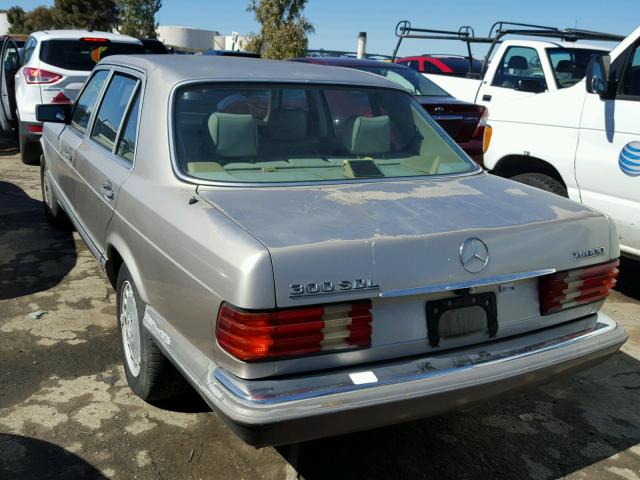 WDBCB25D5GA267815 - 1986 MERCEDES-BENZ 300 SDL GOLD photo 3