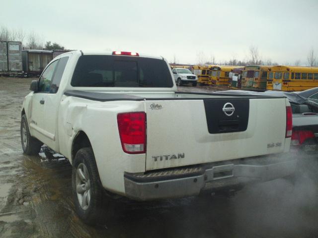 1N6AA06C79N316740 - 2009 NISSAN TITAN XE WHITE photo 3