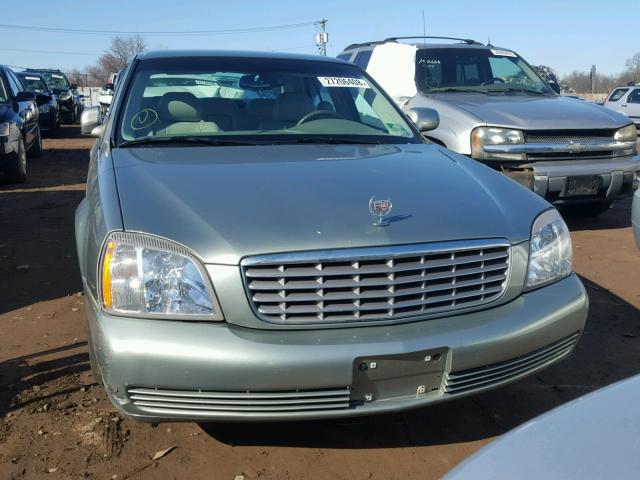 1G6KD54Y05U166791 - 2005 CADILLAC DEVILLE GREEN photo 9