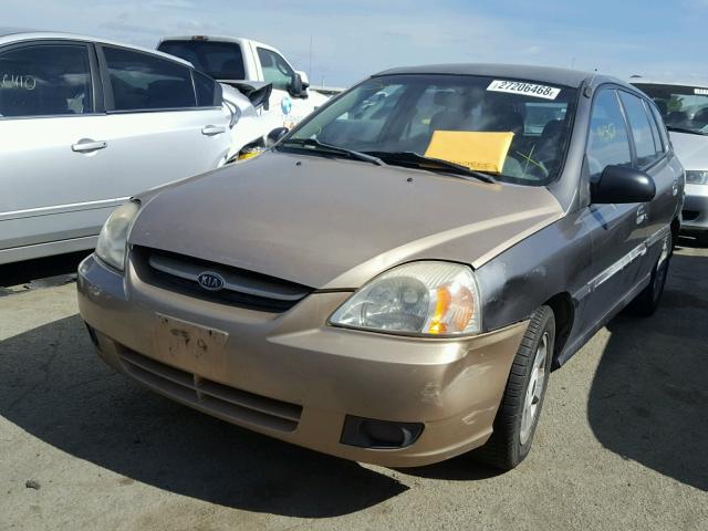 KNADC165436166618 - 2003 KIA RIO CINCO TWO TONE photo 2