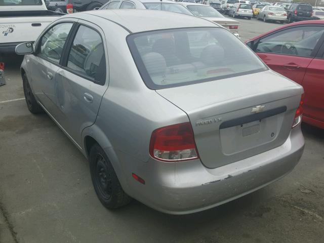 KL1TD52685B349877 - 2005 CHEVROLET AVEO BASE Boz foto 3