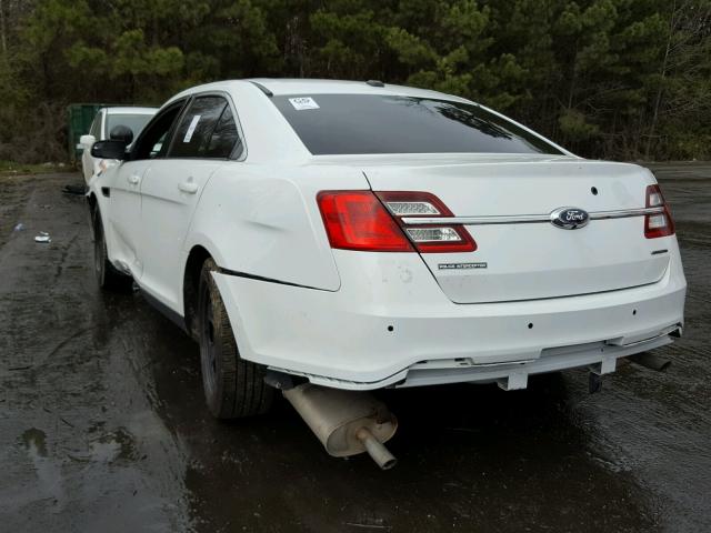 1FAHP2L80HG100331 - 2017 FORD TAURUS POL WHITE photo 3